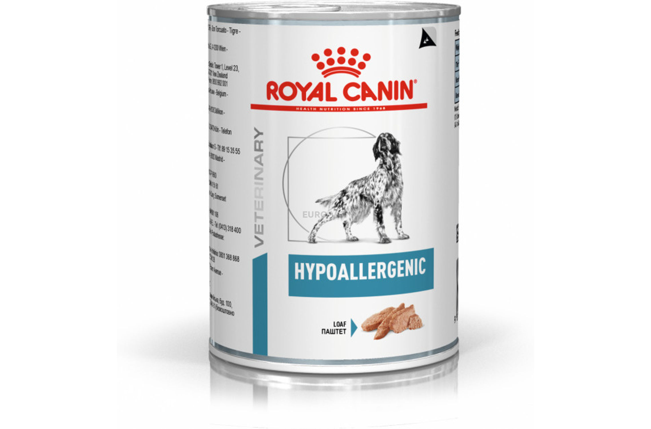Royal Canin Hypoallergenic Canine WET 0,40 kg Feed EUROVET